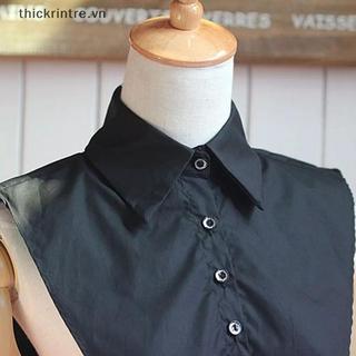 Áo sơ mi nửa chiều dài vintage với ren cổ giả detachable và khăn choàng, phụ kiện thời trang