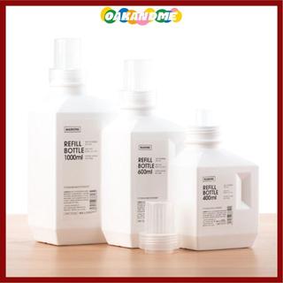 Hộp đựng nước giặt OAKANDME 400 / 600 / 1000ml Hộp đựng đồ gia dụng có thể đổ lại