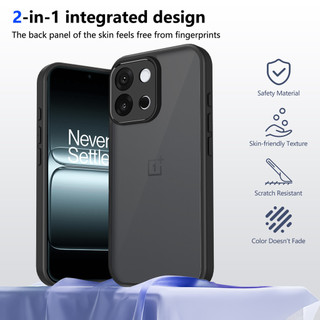 Dành Cho OnePlus 13T 5G / 13s 5G Ốp điện thoại Cứng Mờ Da-Cảm Giác Mềm Khung TPU Chống Sốc Mỏng Vỏ