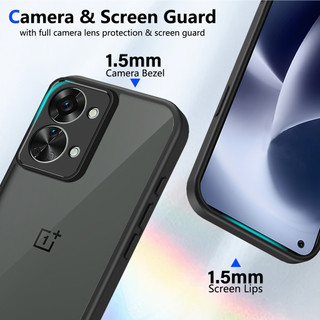 Dành Cho OnePlus Nord 2T 5G Ốp điện thoại Cứng Mờ Da-Cảm Giác Mềm Khung TPU Chống Sốc Mỏng Vỏ