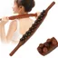 Gậy massage nhựa giả gỗ 59 bi, hỗ trợ thư giãn cơ dài 53cm