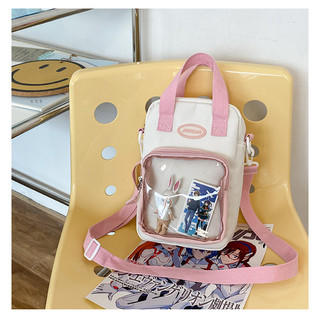 Túi đeo chéo itabag trang trí chữ cái có thể điều chỉnh dây đeo vai nylon chống thấm nước dành cho nữ