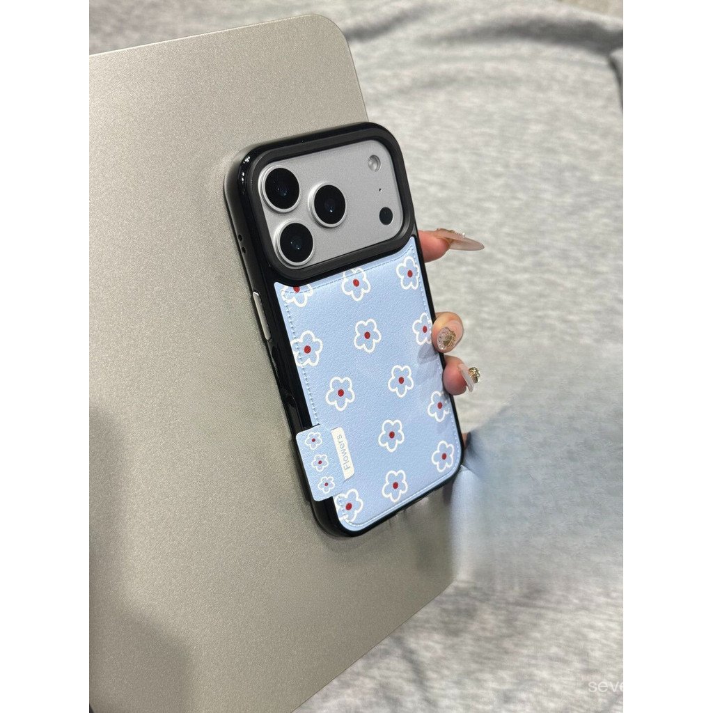 Ốp Điện Thoại Thích Hợp Cho iPhone 11 12 13 14 15 16 17 Pro max Plus Air Giả Da ins Full Màn Hình Hoa Chống Sốc Vỏ Bảo Vệ Chống Sốc Bao Gồm Tất Cả FBQM