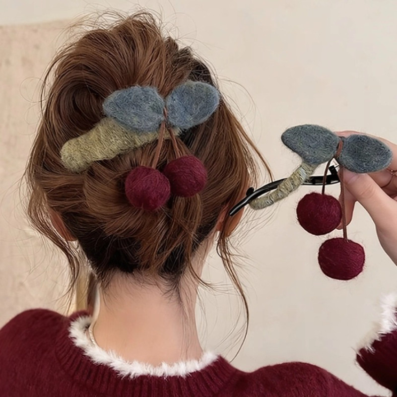 Thời trang kẹp tóc nữ cao cấp cho thu đông, phù hợp làm quà tặng sinh viên