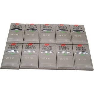 Kim Thêu Vi Tính Organ DBxK5 Nhật Bản, Vỉ 10 Kim Cao Cấp Cho Máy Thêu Công Nghiệp