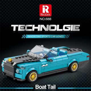 Zhen Brick Rolls-Royce Khối Xây Dựng Trong Nước Đua Tương Thích Lego Lắp Ráp Đồ Chơi Đồ Trang Trí Mô Phỏng Mô Hình Bé Trai Quà Tặng 8.3 QRX3