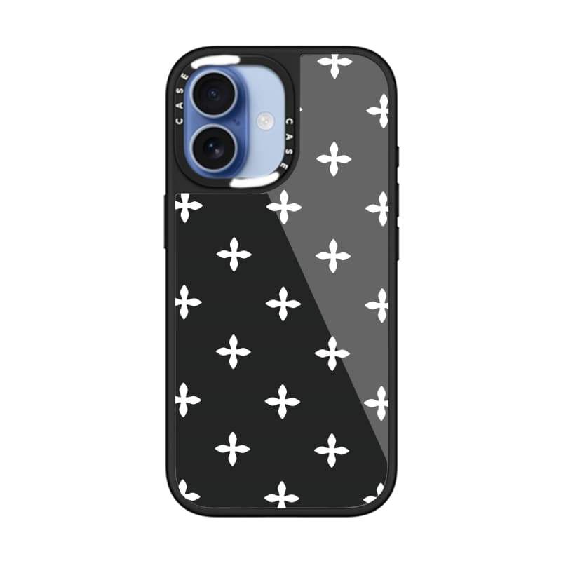 CASECASE X Cross Flower Case Chống Trầy Xước Từ Hút Kính Dành Cho IPhone 17 Air 16 15 14 Pro Max Plus Ốp Lưng Cứng Có Hộp Khắc Logo