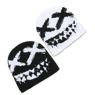 Mũ beanie dệt kim Hip-Hop Grimace - Áo chui đầu mùa đông đường phố cổ điển dành cho nam