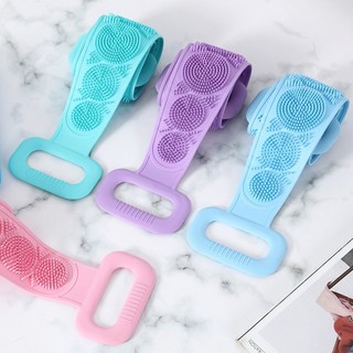 Dây Tắm Chà Lưng 2 mặt Bằng Silicone / Vải mẫu mới - SUNND