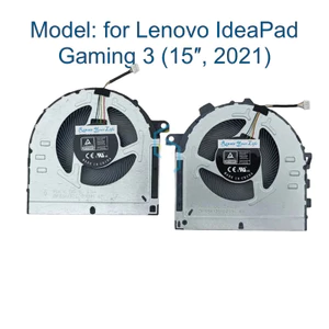 CPU GPU Quạt Làm Mát Cho Lenovo IdeaPad Gaming 3 15IHU6 15ACH6 Laptop 82K1 82K2 82MG 82MJ, Quạt Làm Mát FNLX FNLY DFS5M325063B1H