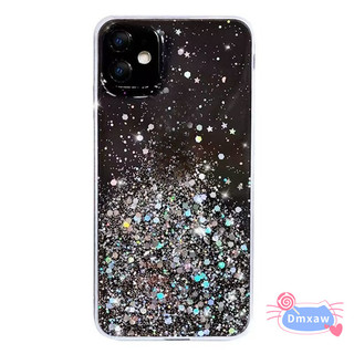 Ốp Điện Thoại Bling Cho Redmi 14C 13 13C 13R 12 12C 11A 10 Prime 10C 9T 9 9A 9C 9i 5G 4G Vỏ Sáng Lấp Lánh Trong Suốt Mềm Mại