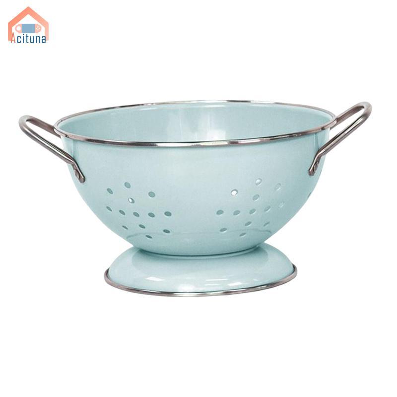 Men tráng Giỏ đựng trái cây thoát nước Bát phục vụ Đĩa lọc rau quả Thực phẩm