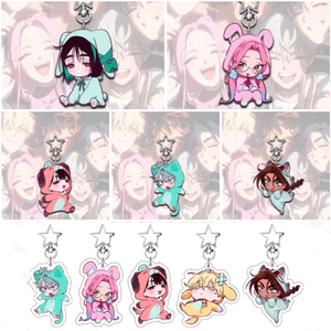 Anime Mới ALIEN STAGE Acrylic Móc Khóa Mặt Dây Chuyền Móc Chìa Khóa Ô Tô Acrylic Đứng MIZI SUA TILLL Người Hâm Mộ Quà Tặng cosplay Phụ Kiện