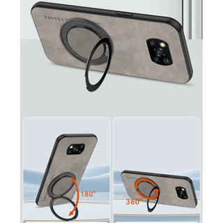 Xiaomi poco x3 nfc MZB07Z0IN MZB07Z1IN MZB07Z2IN MZB07Z3IN MZB07Z4IN MZB9965IN M2007J20CI Vỏ kim loại xoay từ tính bảo vệ ống kính, vỏ chống sốc