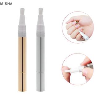Misa 3ml Hộp đựng dầu biểu bì có bàn chải Son dưỡng môi Ống xoắn rỗng Bút móng tay Ống dầu dinh dưỡng