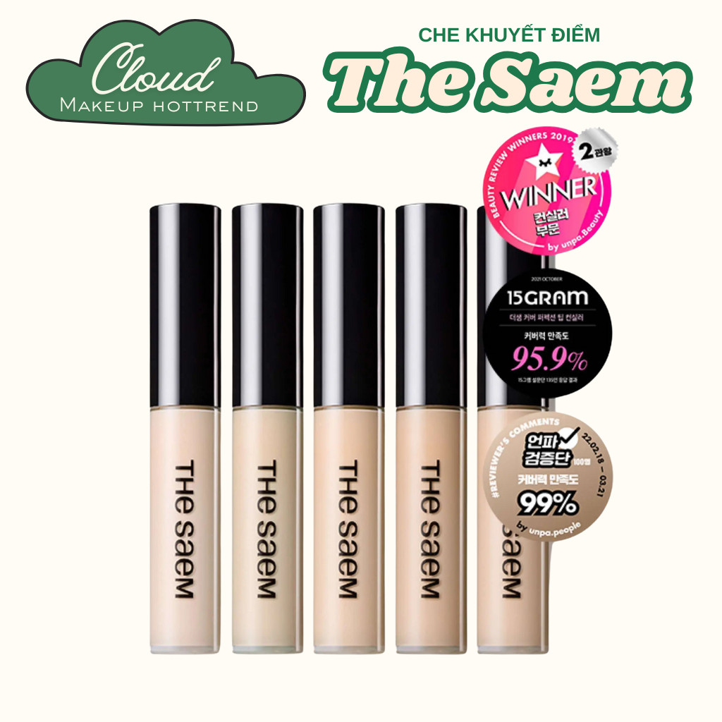 Kem che khuyết điểm The Saem Cover Perfection Tip Concealer 6.5g SPF28 ...