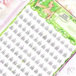 9-13mm C Curl DIY Eyelash Extensions - Dây mỏng có thể tái sử dụng để tăng cường mắt tự nhiên