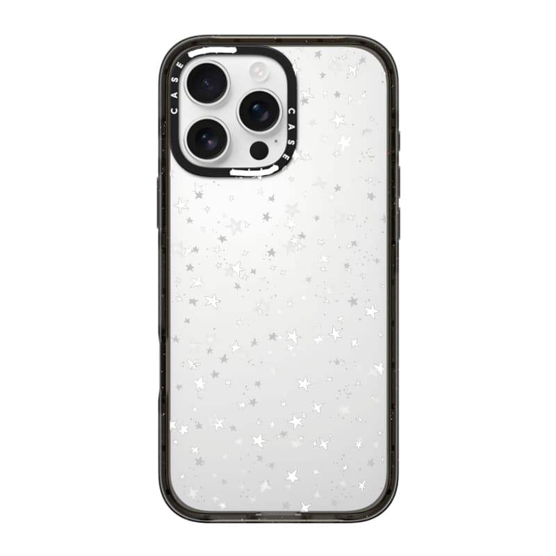 CASECASE X Ngôi Sao Nhỏ Cạnh Đen Trong Suốt Cứng Hút Từ Tính Tác Động Dành Cho Apple IPhone 12 13 14 15 16 17 Pro Max Air Plus Có Hộp