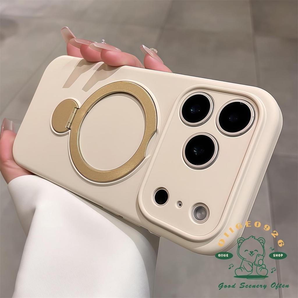 【 Ốp lưng iPhone17 】 Hỗ trợ xoay chất lỏng cho da Vỏ điện thoại iphone17 Pro Max 16 15 14 13 cho vỏ iPhone Vỏ mềm silicon TPU chống sốc
