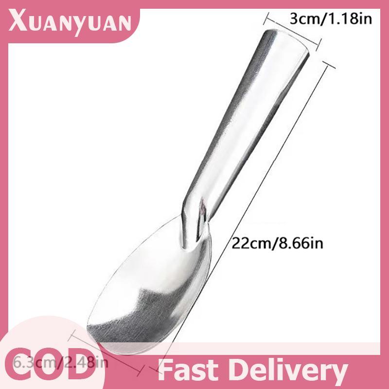 XUAN Hợp Kim Nhôm Kem Muỗng Muỗng Kem Nhà Khách Sạn Món Tráng Miệng Muỗng, Hoàn Hảo Cho Muỗng Và Phục Vụ Thực Phẩm Cứng VN