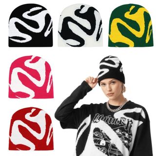 Mũ Beanies Dệt Kim Trung Tính Ấm Áp, Phong Cách Cổ Điển Y2K, Thích Hợp Dạo Phố