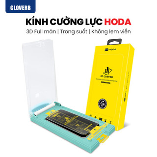 Kính Cường Lực Tự Dán HODA 3D Trong Suốt Cho iPhone 17 Pro Max Full Màn Không Lẹm Viền