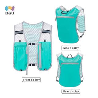 Pufangstar Áo Vest Nhẹ Cho Chạy Bộ và Xe Đạp với Khoang Lưu Trữ Điện Thoại và Bảo Vệ Phản Quang