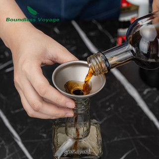 Viền Titan Hành Trình Không Ràng Buộc Cho Nhà Bếp Thanh Cắm Trại Nhẹ Di Động Bền Đẹp Không Đổ Kim Loại Dụng Cụ Cho Chất Lỏng