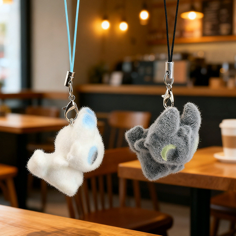 Cặp đôi không răng Túi ánh sáng Búp bê Dây chuyền điện thoại di động Quà tặng nhỏ Sáng tạo Tame Rồng Master Mặt dây chuyền Cùng phong cách Sách nhỏ màu đỏ