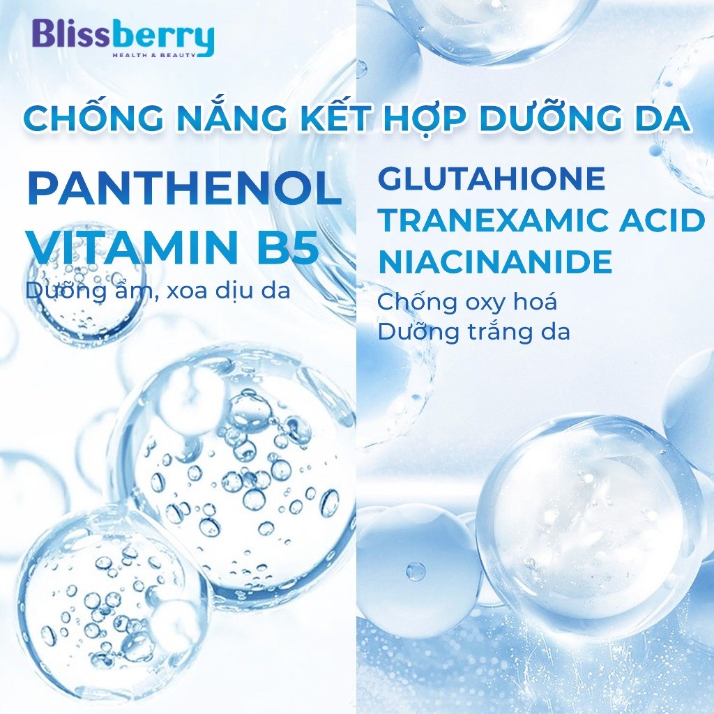 [GIFT] Kem chống nắng Blissberry Glowy Skin UV Shield Cream 60ml