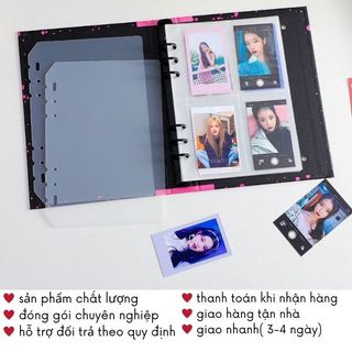 Index A5 Nhựa Trong Bìa Phân Trang Sổ Còng Trang Trí Album Idol Timo VPBL05