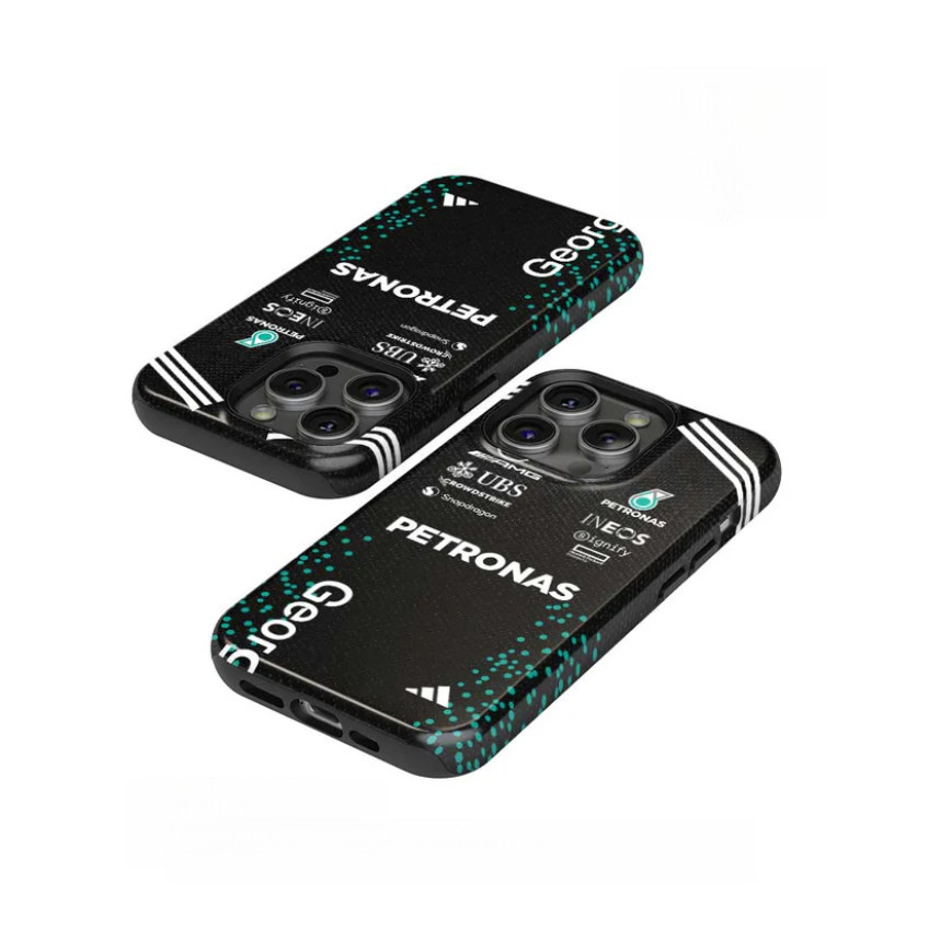 Kimi Antonelli 2025 Mercedes F1 Race – Ốp điện thoại AMG Petronas thích hợp cho iPhone17 16Pro 16e 15ProMax 14Pro 13 12 13mini Samsung S24 S22 S25 2in1 ốp lưng cứng bóng