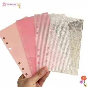 Vỏ máy tính xách tay BEABOUT A6, Vỏ máy tính xách tay lá rời trong suốt cứng / gợn sóng nước, Acrylic đa chức năng DIY Album ảnh Máy tính xách tay Vỏ chất kết dính lá rời DIY Scrapbooking
