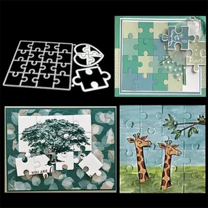 Xếp Hình Vuông Nền Kim Loại Thép Carbon Cắt Khuôn DIY Dập Nổi Mẫu Sổ Lưu Niệm Album Ảnh Thiệp Chúc Mừng Cắt Chết Giấy Nghệ Thuật Khuôn