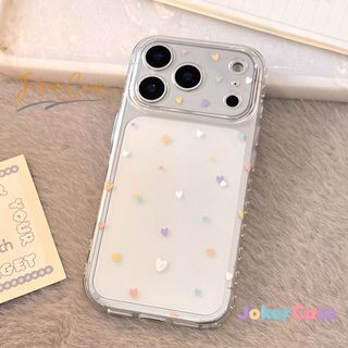 Cho IPhone 16 13 17 11 12 15 14 Pro Max XR X XS Max 8 16 15 7 14 Plus SE2020 Air Vỏ mềm trong suốt hình trái tim màu kẹo