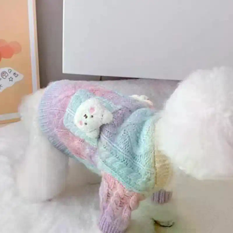 Áo len mùa thu cho thú cưng Teddy / Bichon / Pomeranian / Schnauzer Chó nhỏ