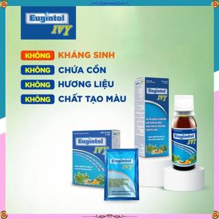 Siro Thảo Dược Giảm Ho, Giảm Đờm, Hỗ Trợ Giảm Đau Họng, Khàn Tiếng, Eugintol Ivy (Hộp 20 gói 5ml)