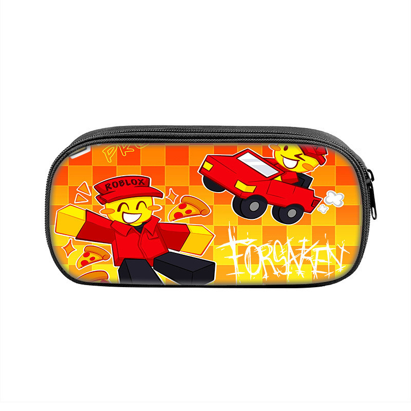SQ3 Roblox Forsaken Gubby Hộp Đựng Bút Sinh Viên Túi Đựng Bút Dung Tích Lớn In Trò Chơi Văn Phòng Phẩm Túi QS3