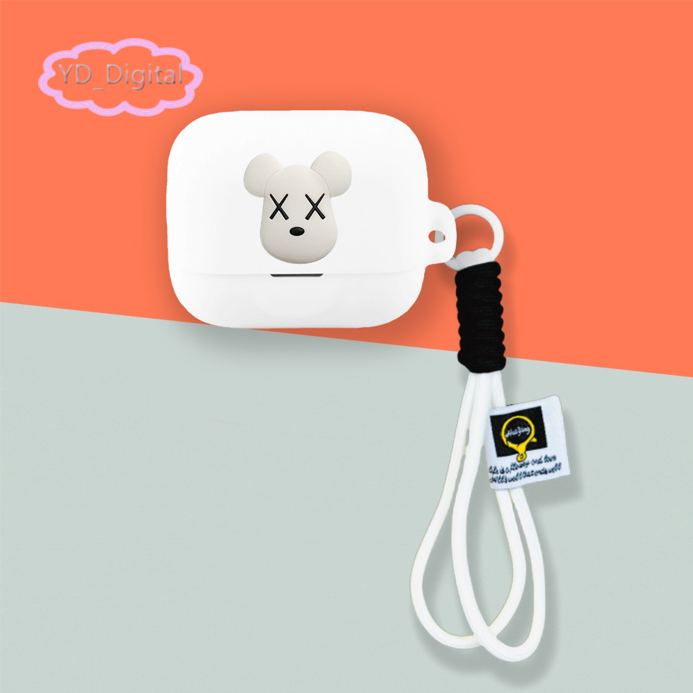 Ốp Tai Nghe EarFun Air Pro 4 Plus/Air Pro 4+, Silicone Mềm, Chống Thấm Nước, Dây Nylon