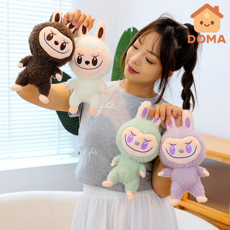 Hàng sẵn có Đồ chơi sang trọng labububumu dễ thương Búp bê khỉ miệng lớn Sáng tạo búp bê labubububububu * & --