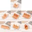 Giá Sushi CATIYAHA, Thiết Kế Thanh Lịch Gỗ Taco Snack Giá Đỡ Thực Phẩm, Đĩa Gỗ Hình Chữ U Chân Đế Ẩm Thực Cho Nhà Hàng Khách Sạn Nhà