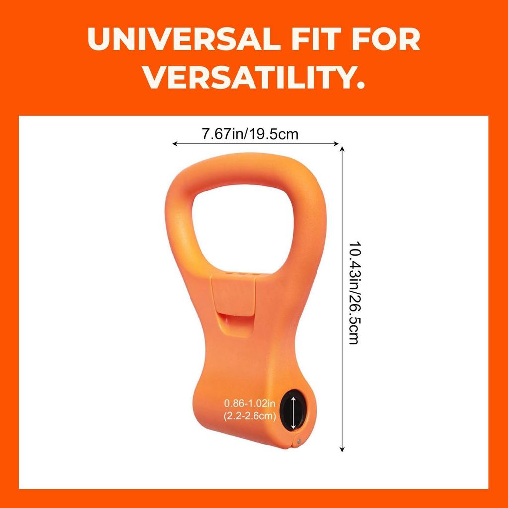 Tay cầm Kettlebell Adjustable Grip - Chuyển đổi dễ dàng cho tập luyện và du lịch