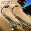 Cáp chia cổng USB Treeling Male sang 3 cái cho trung tâm USB Chargign và truyền dữ liệu