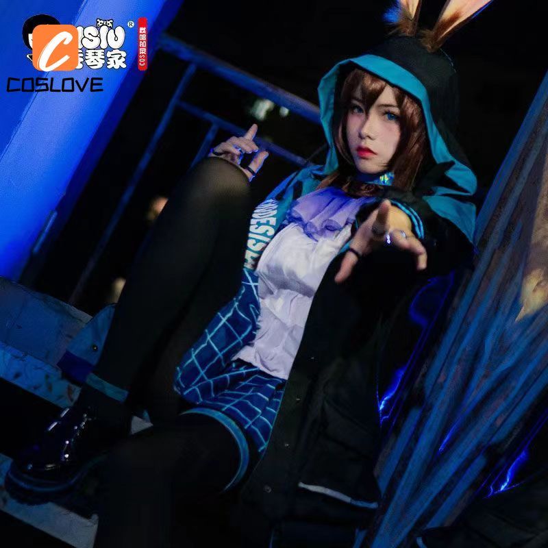 Anime Arknights Amiya Trọn Bộ Quần Áo Cosplay, Phong Cách Cổ Điển, Đồng Phục Áo Dài