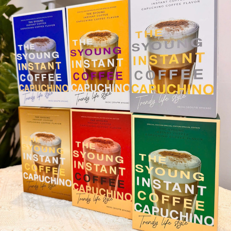 Cà Phê Hòa Tan The Syoung Soultaste 160g Đủ Vị, Đậm Đà, Tiện Lợi Làm Quà Tặng Sang Trọng
