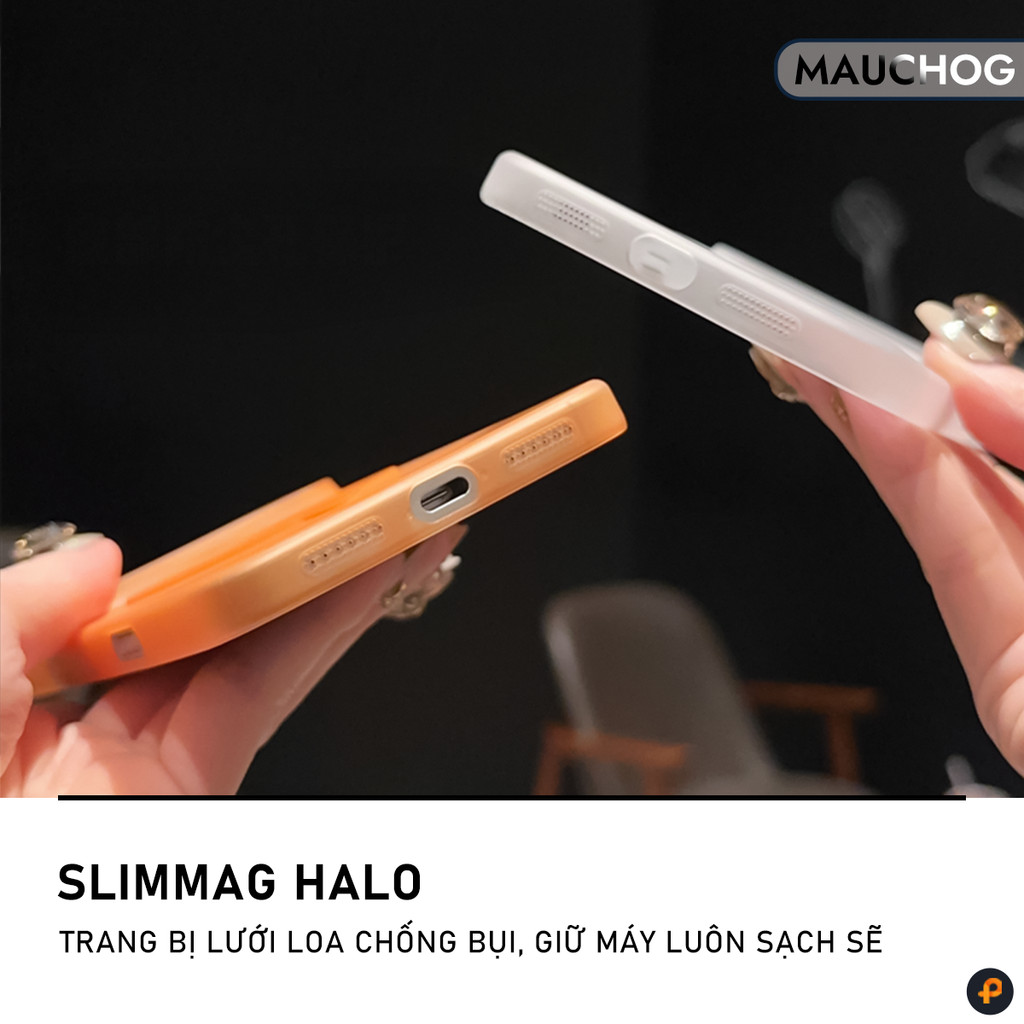 Ốp Nhám Mờ Chống Vân Tay Siêu Mỏng Vòng Từ Tính 3D Cho Điện Thoại iPhone 17 Pro Max 16 15 14 13