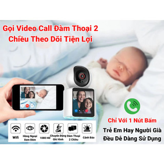 Camera Giám Sát Trẻ Em Cảnh Báo Chuyển Động,Camera Wifi Gọi Video Trực Tiếp Đàm Thoại 2 Chiều