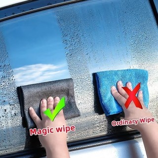 5 / 10 Chiếc Vải Lau Ma Thuật Có Thể Tái Sử Dụng - Khăn Lau Kính Microfiber - Khăn Lau Không Xơ Có Thể Giặt Được Cho Xe Bếp