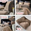 Set Chăn Ga Gối 5 Món Nỉ Nhung Cao Cấp Memminbedding Luxury Siêu Mướt Mịn, Êm Ái, Giữ Nhiệt Cực Tốt