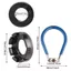 Dụng cụ cờ lê nói xe đạp CODECOVED, Công cụ sửa chữa tháo rời xe đạp điều chỉnh linh hoạt bằng thép, Công cụ sửa chữa biến dạng di động hạng nặng Bộ cờ lê nói đi xe đạp